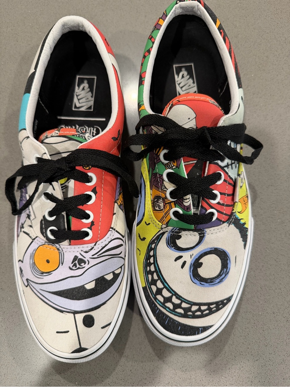 Rare Disney Nightmare Before Christmas Vans Men 10.5 Women 12 Shoes